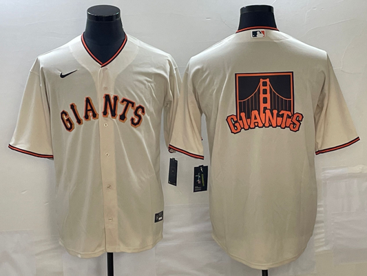 Men's San Francisco Giants Cream Home Replica Player Jersey