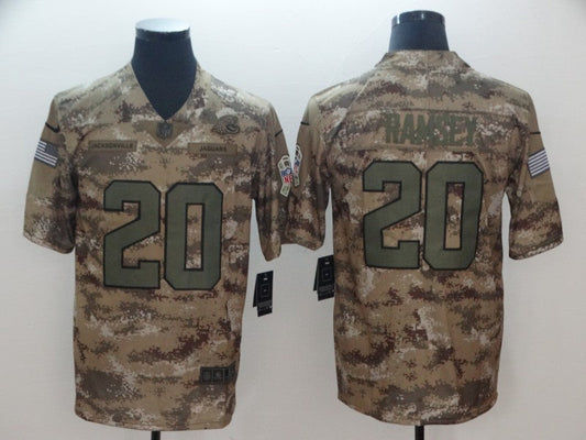 Men's Jacksonville Jaguars Jalen Ramsey #20 Camouflage Game Jersey