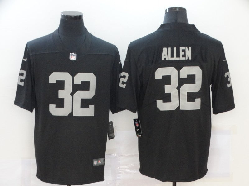 Men's Las Vegas Raiders Marcus Allen #32 Black Game Player Jersey