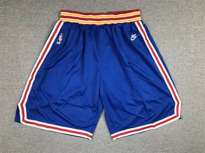 Men's Golden State Warriors Blue Basketball Shorts