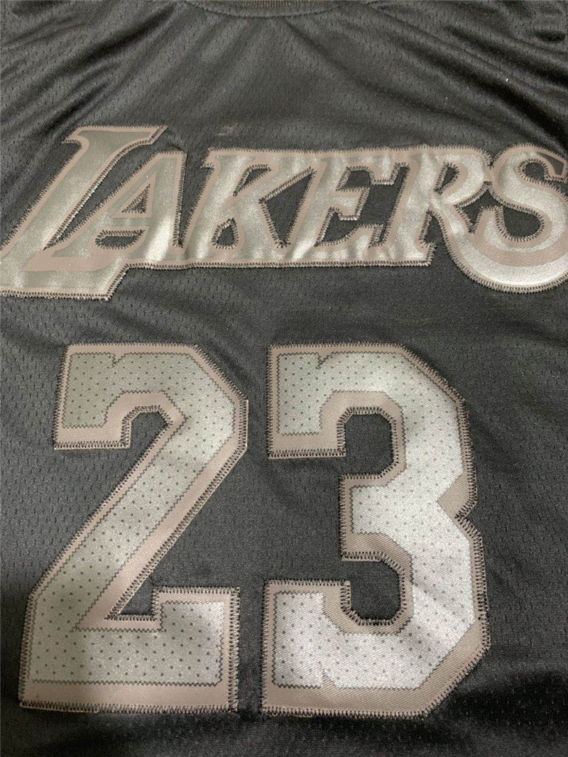 LeBron James Los Angeles Lakers #23 NBA Black Classics Authentic Jersey