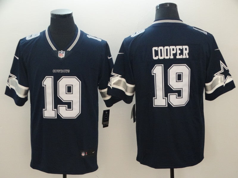 Men's Dallas Cowboys Amari Cooper #19 Navy Game Player Jersey