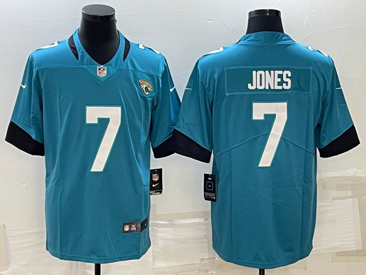 Men's Jacksonville Jaguars Zay Jones #7 Teal Game Jersey