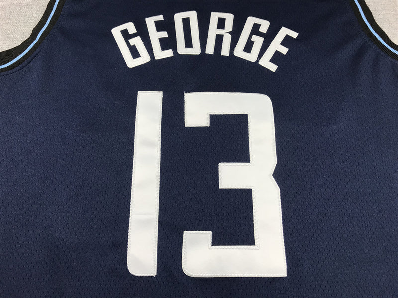 Men's LA Clippers Paul George #13 Navy 2023/24 Swingman Jersey - City Edition