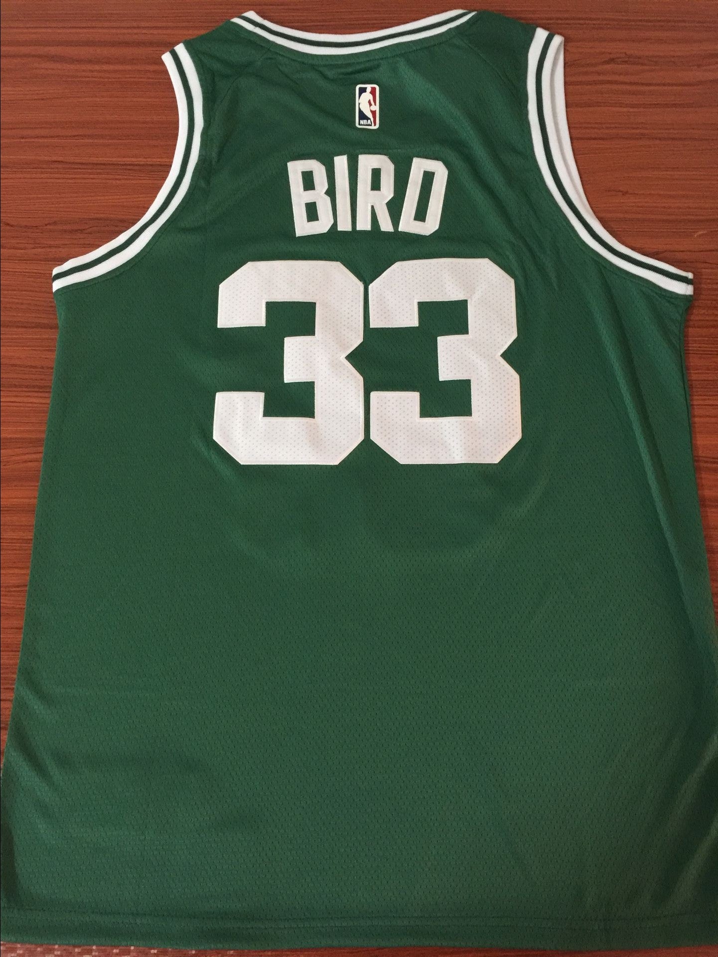 Men's Boston Celtics Larry Bird #33 NBA Green Classics Jersey