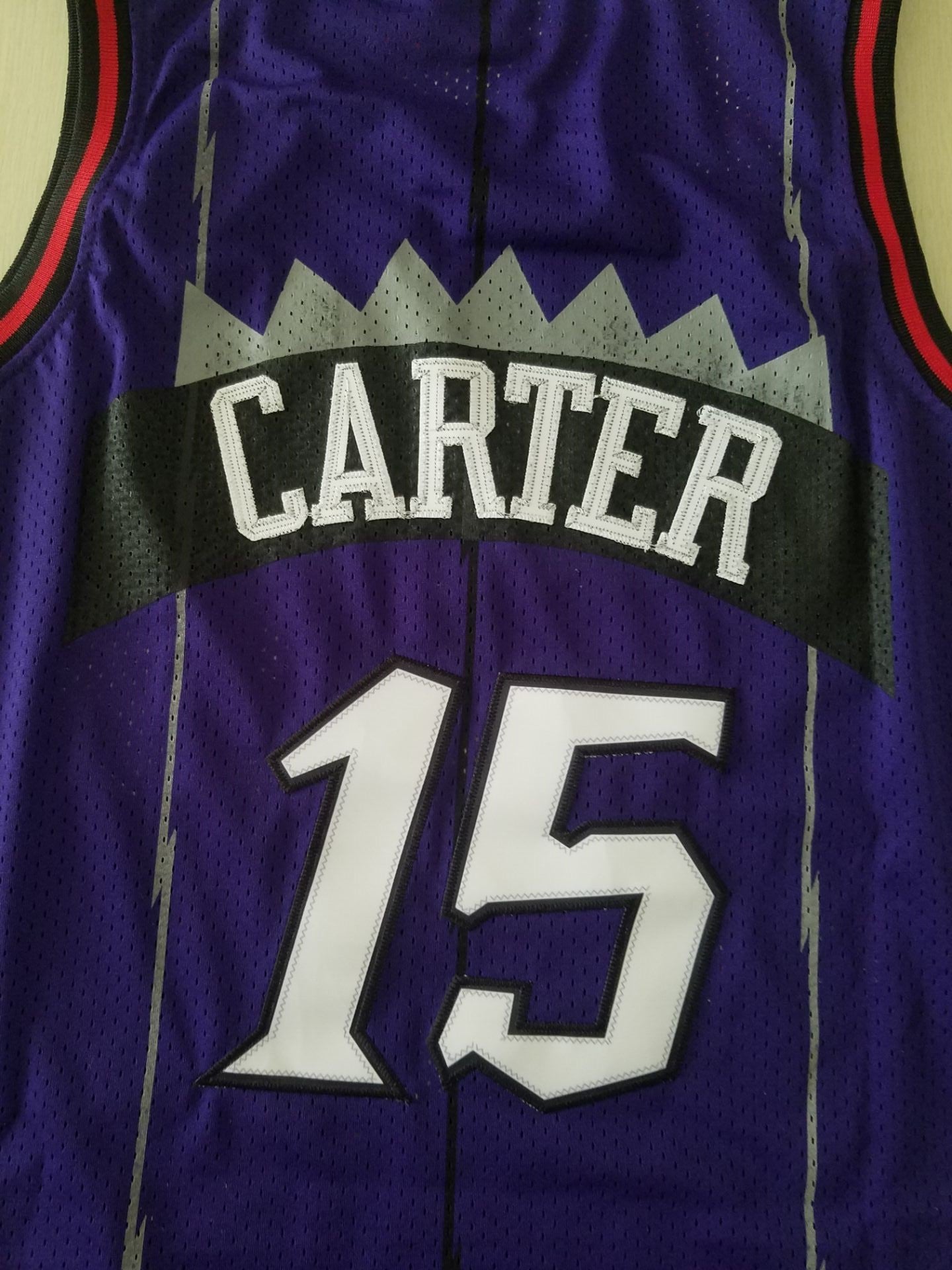 Men's Toronto Raptors Vince Carter Mitchell & Ness Purple Classics Jersey