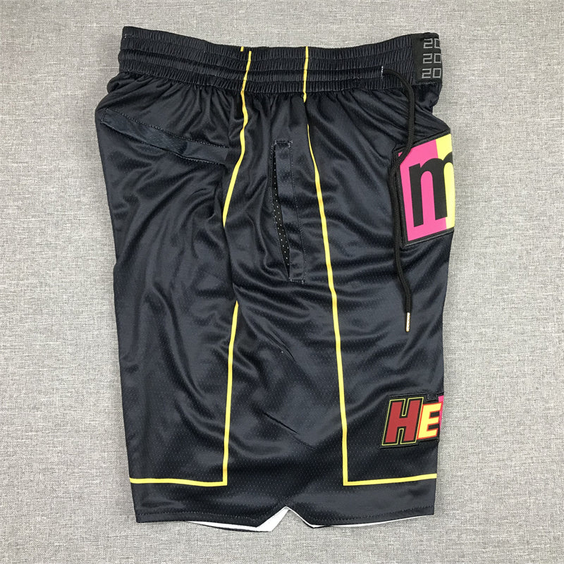 Men's Miami Heat City Edition Black Basketball Shorts