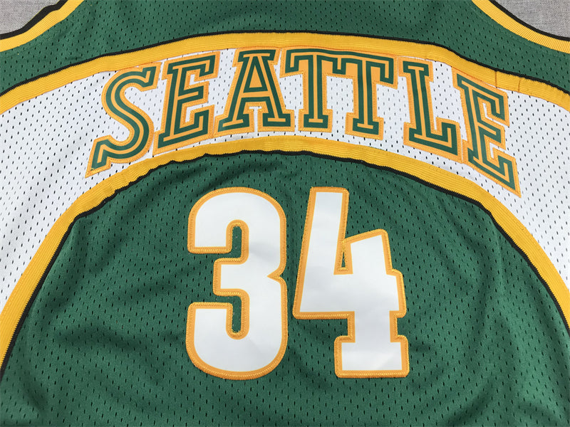 Men's Seattle SuperSonics Ray Allen #34 Green 2006-2007 Swingman Jersey