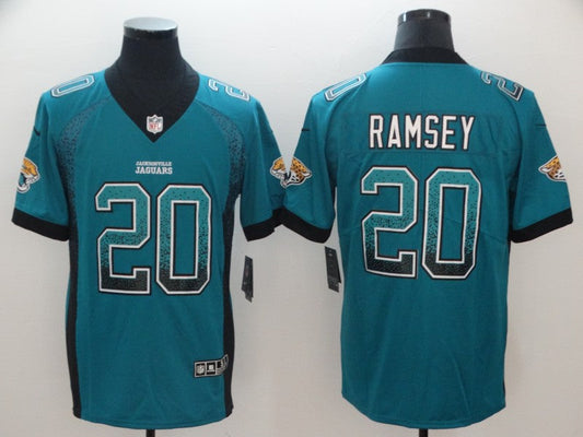 Men's Jacksonville Jaguars Jalen Ramsey #20 Teal Game Player Jersey