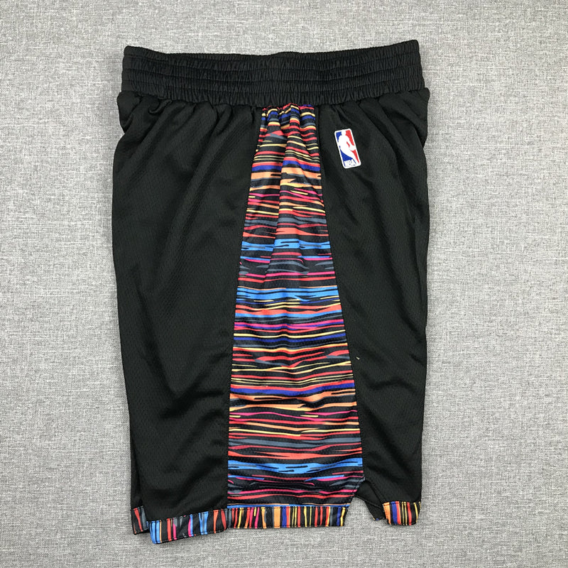 Men's Brooklyn Nets Black Basketball Shorts City Edition