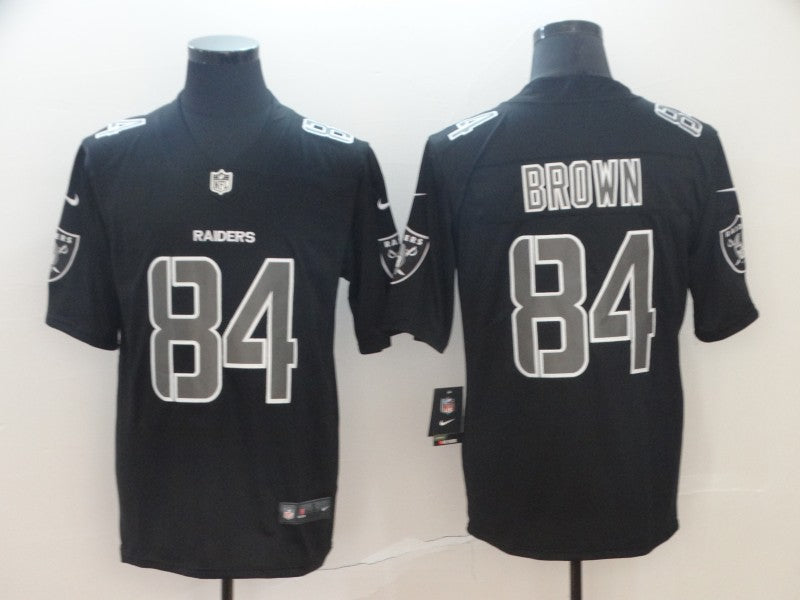 Men's Las Vegas Raiders Antonio Brown #84 Black Authentic Game Jersey