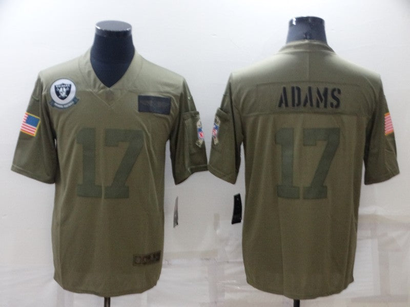 Men's Las Vegas Raiders Davante Adams #17 Brown Game Jersey