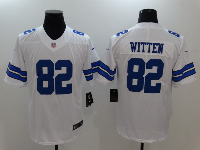 Men's Dallas Cowboys Jason Witten #82 White Fashion Game Jersey