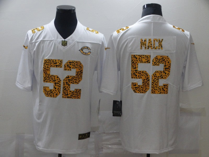 Men's Chicago Bears Khalil Mack #52 White Game Player Jersey