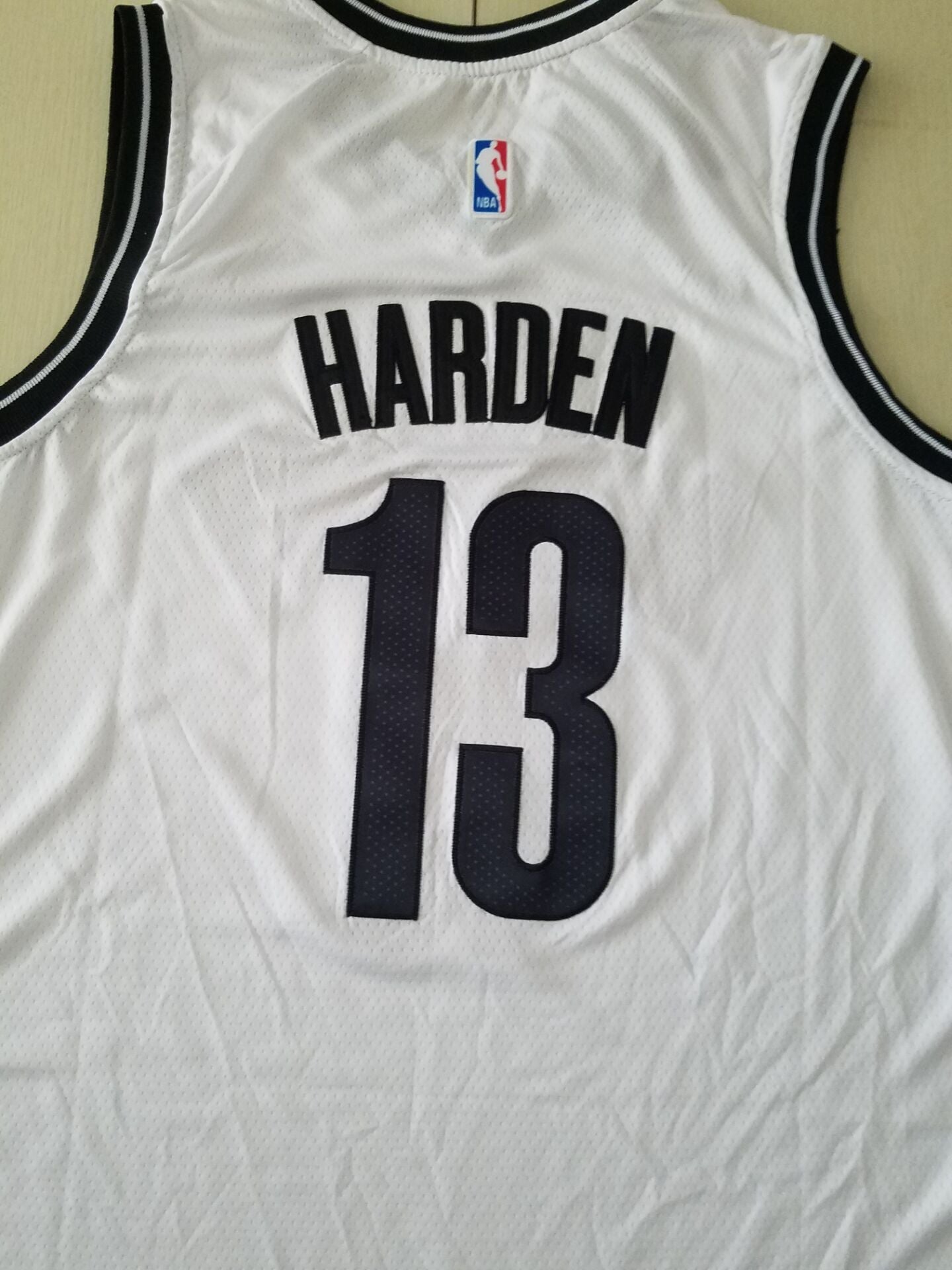 Men's Brooklyn Nets James Harden White 2020/21 Fast Break Replica Jersey