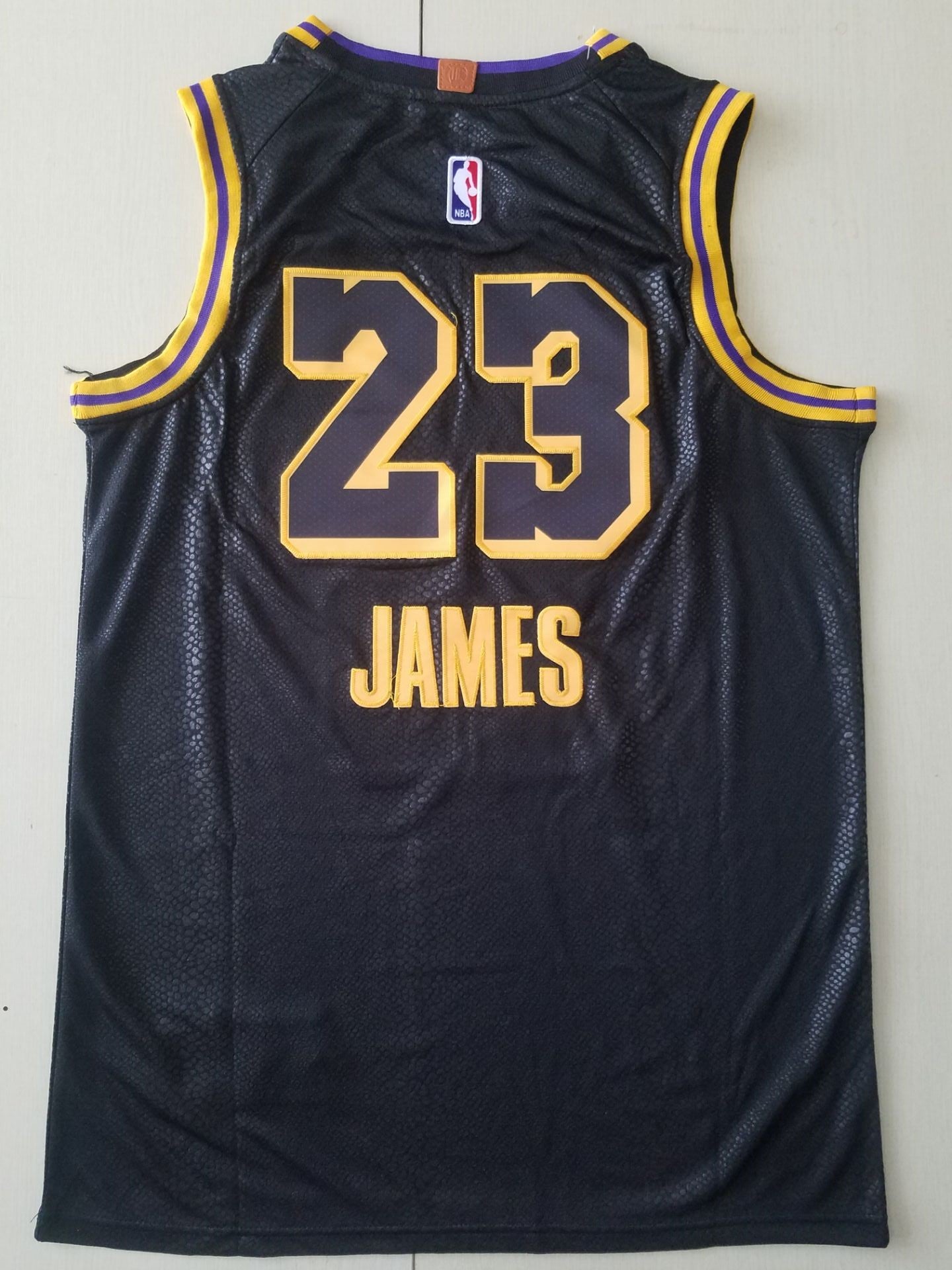 Men's Los Angeles Lakers Lebron James #23 Final Path Jersey Stitched