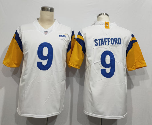 Men's Los Angeles Rams Matthew Stafford #9 White Legend Jersey