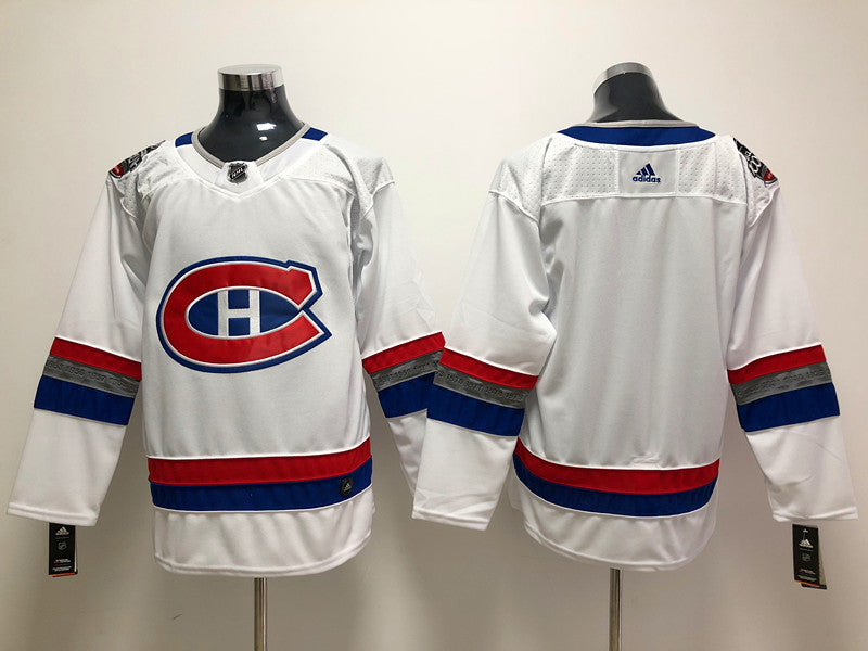 Men's Montreal Canadiens White Blank Jersey