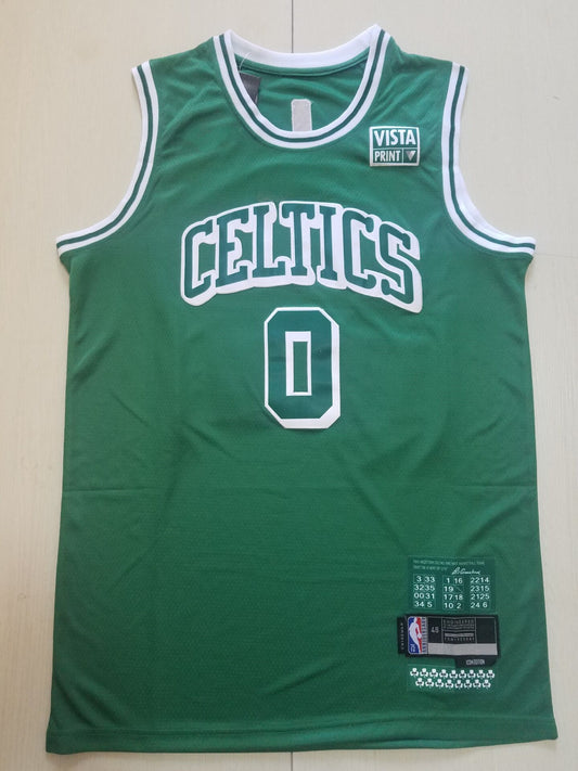 Men's Boston Celtics Jayson Tatum Green Swingman Player Jersey - City Edition