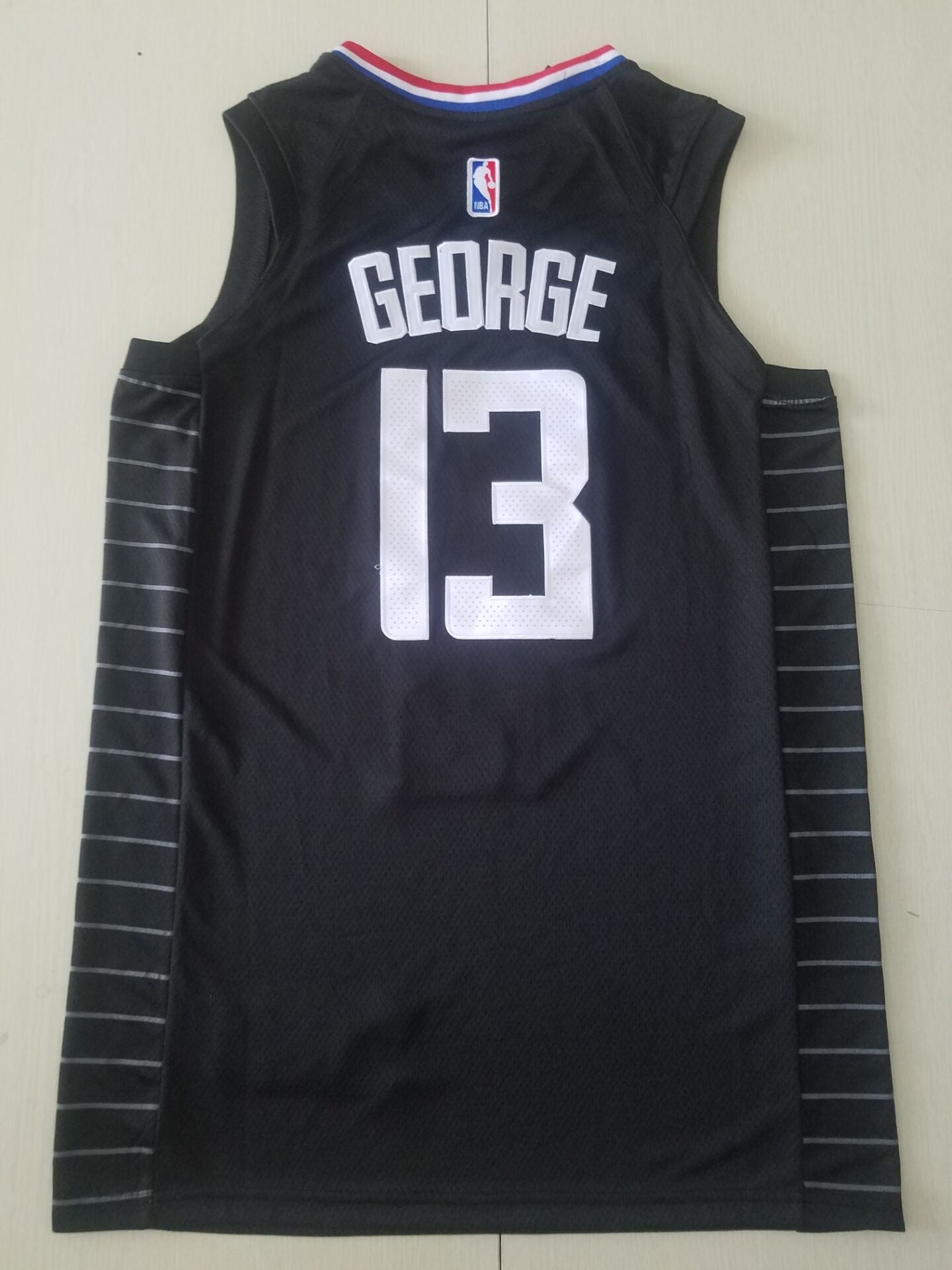 Men's LA Clippers Paul George #13 NBA Black Classics Jersey