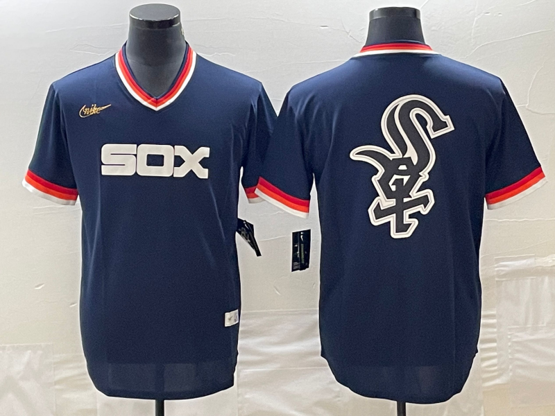 Men's Chicago White Sox Navy Cooperstown Collection Replica Team Jersey