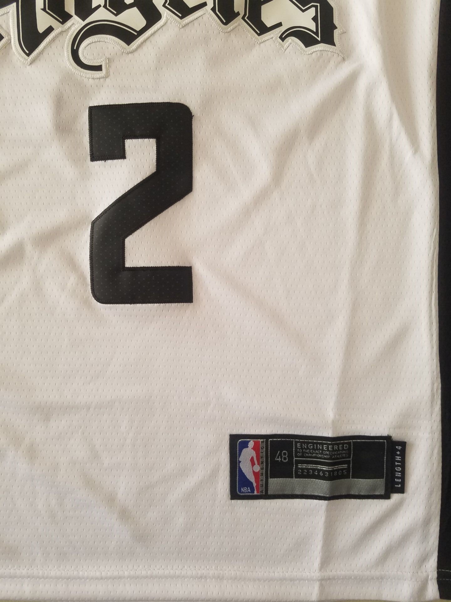 Men's LA Clippers Kawhi Leonard #2 NBA White Swingman Player Jersey