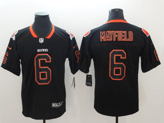 Men's Cleveland Browns Baker Mayfield Black Authentic Game Jersey