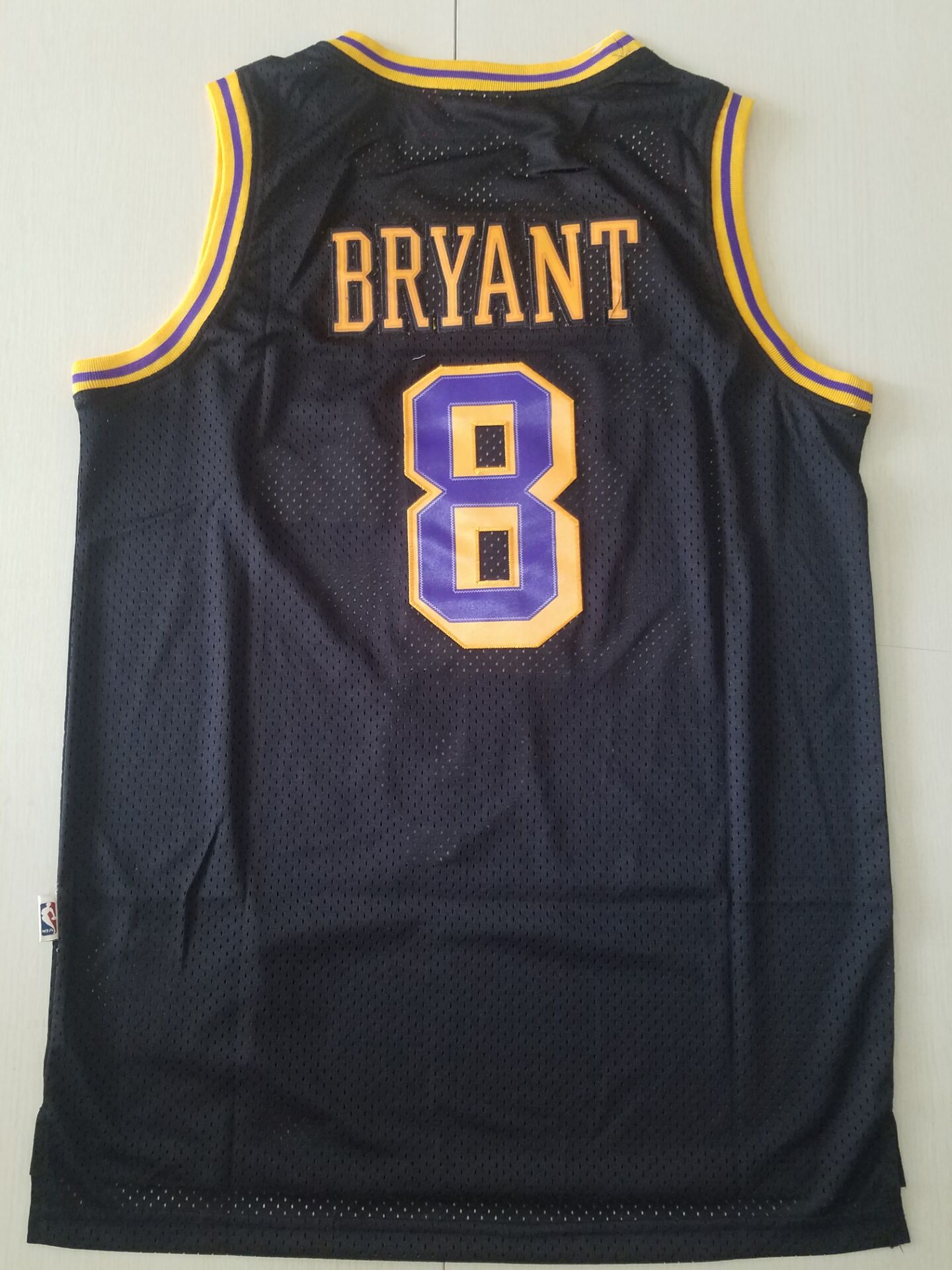 Men's Los Angeles Lakers Kobe Bryant #8 Black Classics Player Jersey