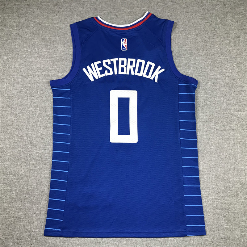 Men's LA Clippers Russell Westbrook Nike Royal 2022/23 Swingman Jersey - Icon Edition