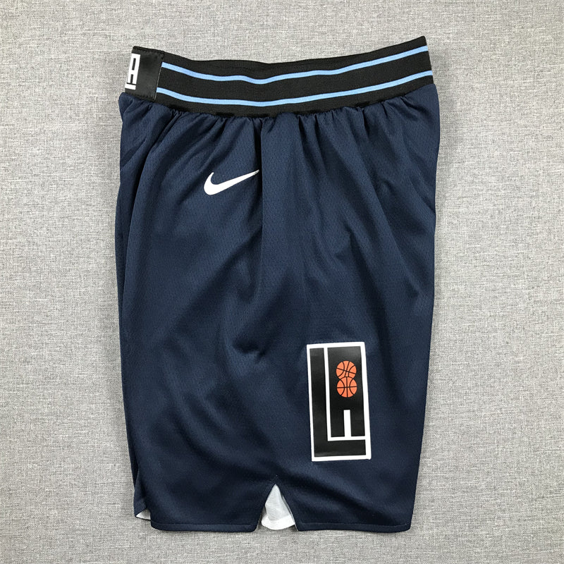 Men's LA Clippers Navy 2023/24 Swingman City Edition Shorts