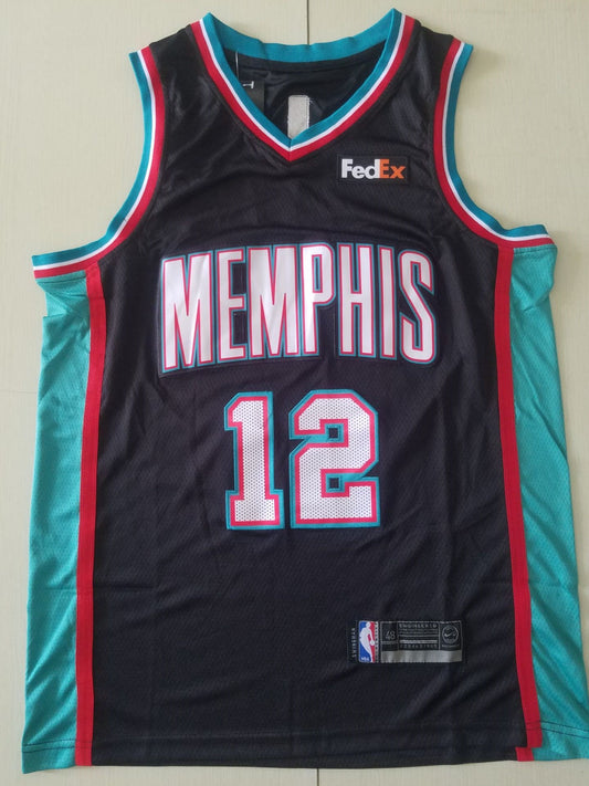 Men's Memphis Grizzlies Ja Morant #12 Black Classics Swingman Jersey