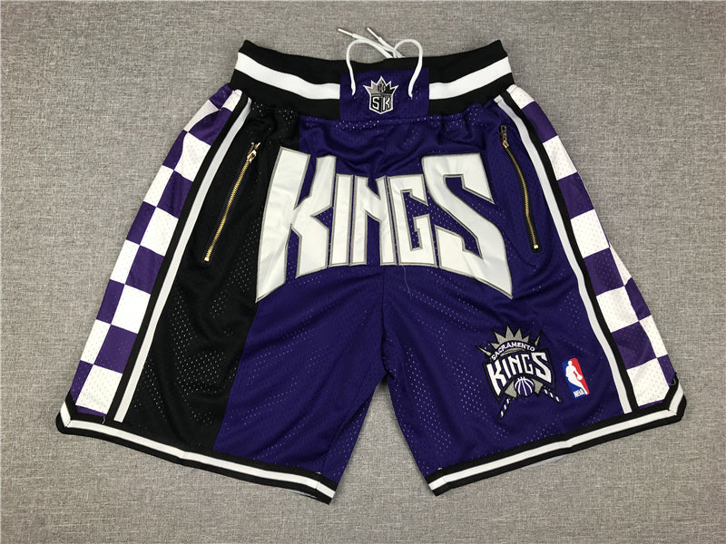 Men's Sacramento Kings Purple Basketball Shorts