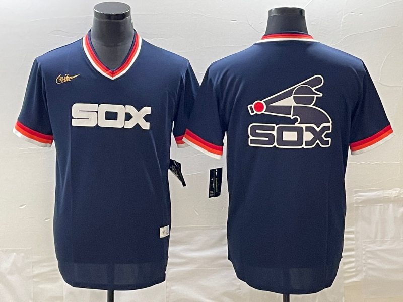 Men's Chicago White Sox Navy Cooperstown Collection Replica Player Jersey