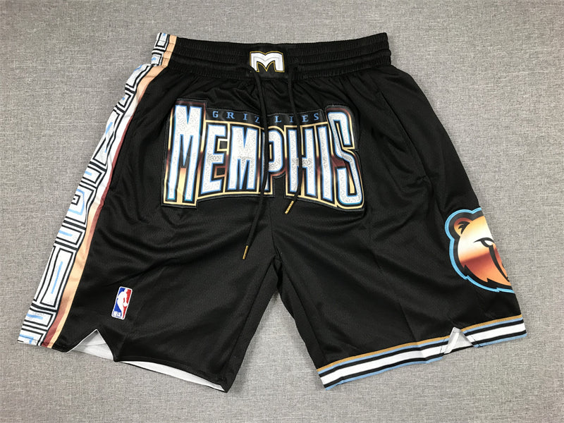 Men's Memphis Grizzlies Black 2022/23 City Edition Basketball Shorts