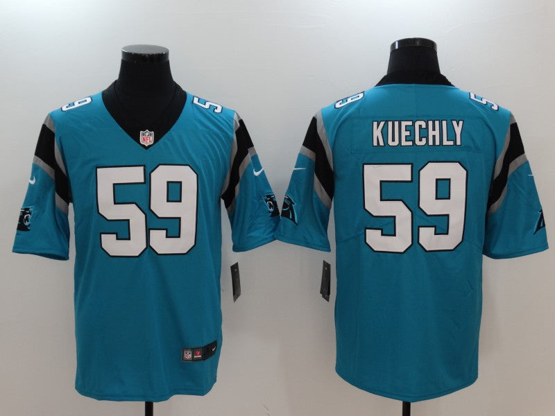 Men's Carolina Panthers Luke Kuechly #59 Blue Game Jersey