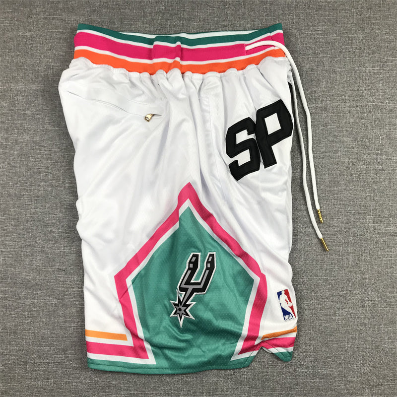 Men's San Antonio Spurs White City Edition Basketball Shorts