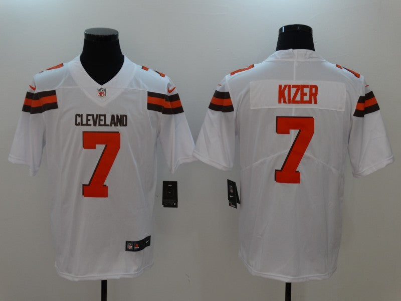 Men's Cleveland Browns DeShone Kizer #7 White Game Jersey