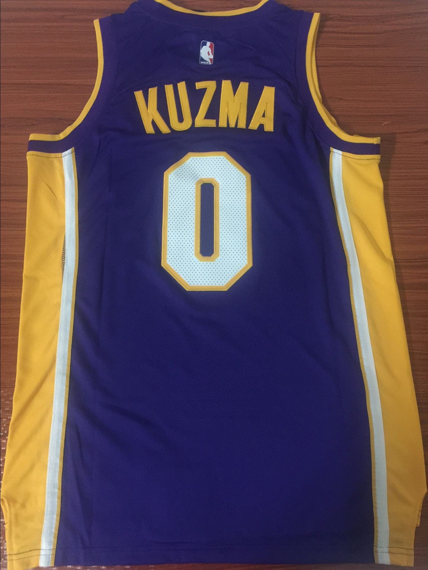 Men's Los Angeles Lakers Kyle Kuzma #0 NBA Purple Swingman Jersey