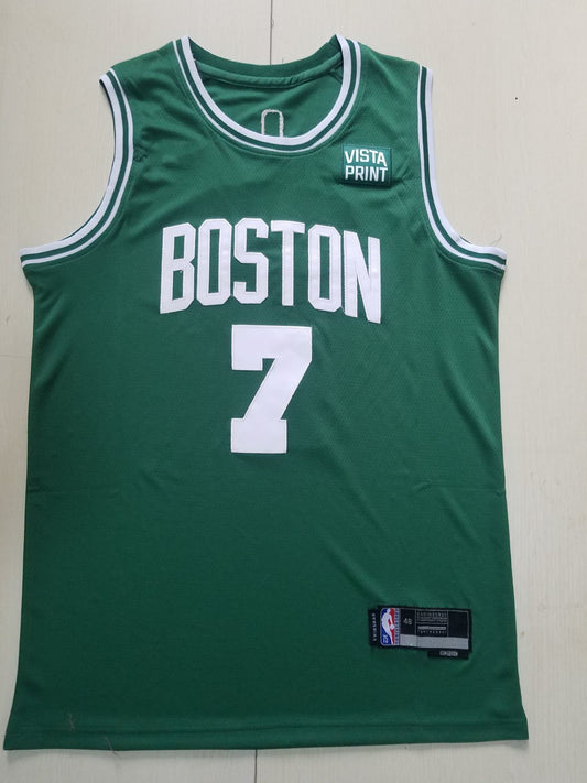 Men's Boston Celtics Jaylen Brown #7 NBA Green Jersey