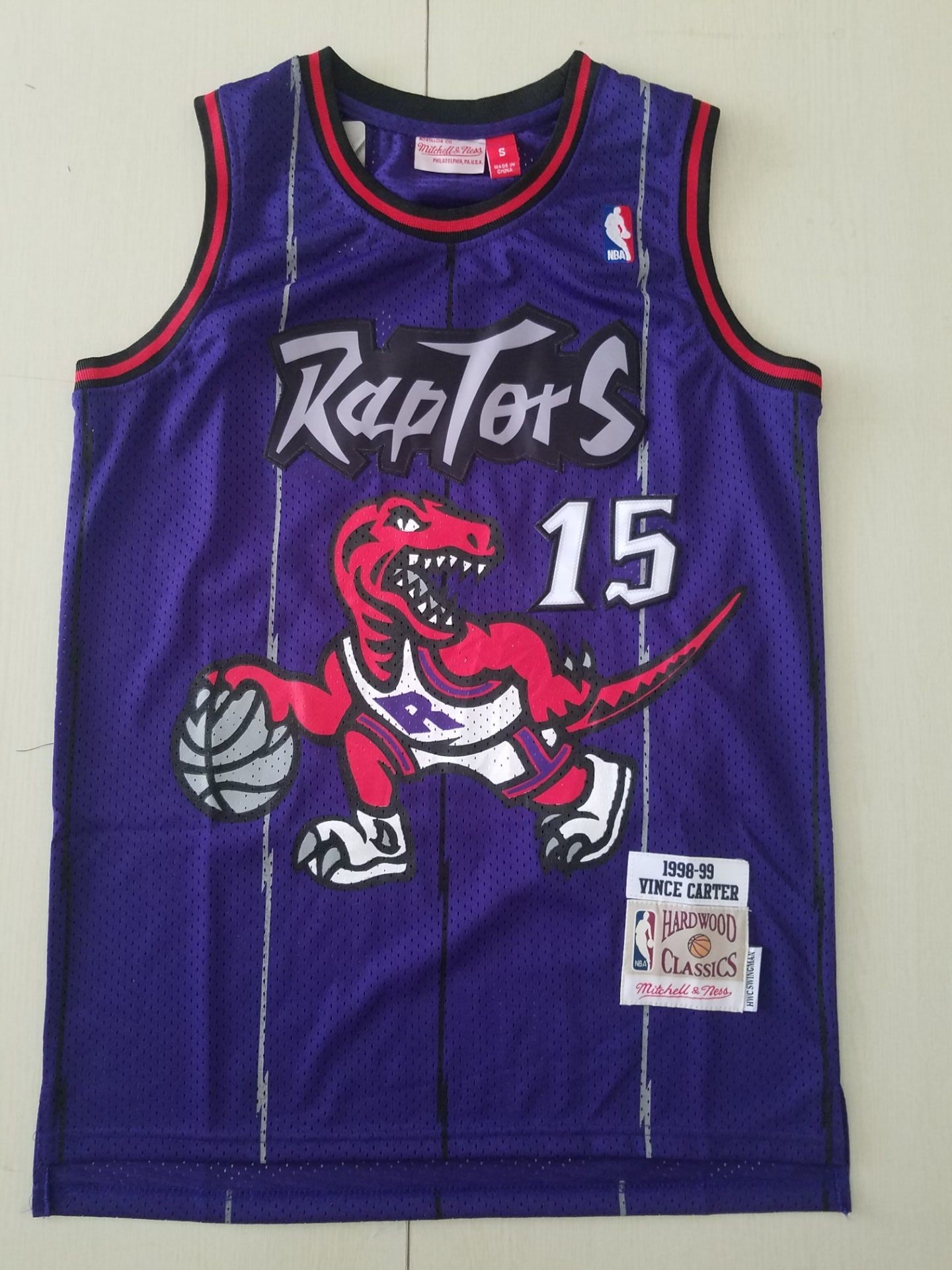 Men's Toronto Raptors Vince Carter Mitchell & Ness Purple Classics Jersey