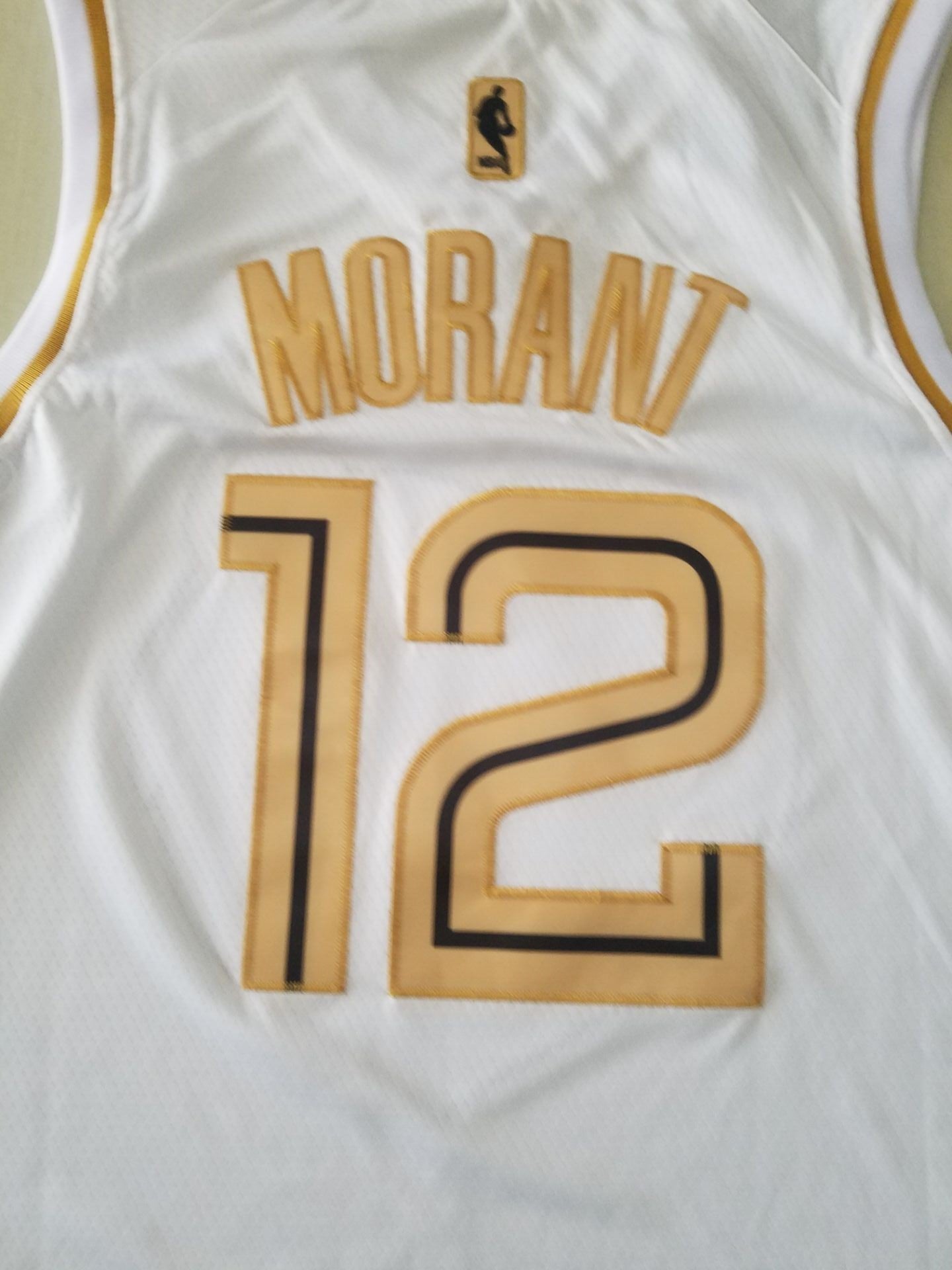 Men's Memphis Grizzlies Ja Morant #12 White Classics Swingman Jersey