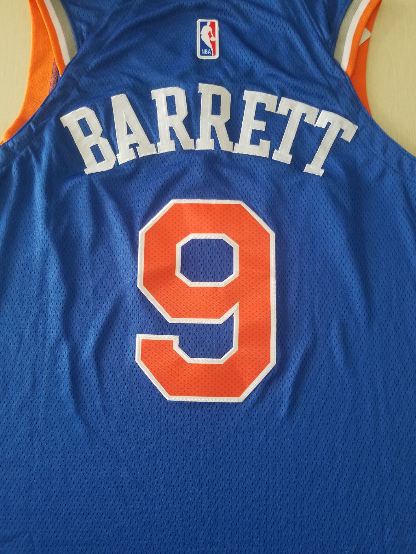 Men's New York Knicks RJ Barrett Fanatics Branded Blue Replica Fast Break Jersey