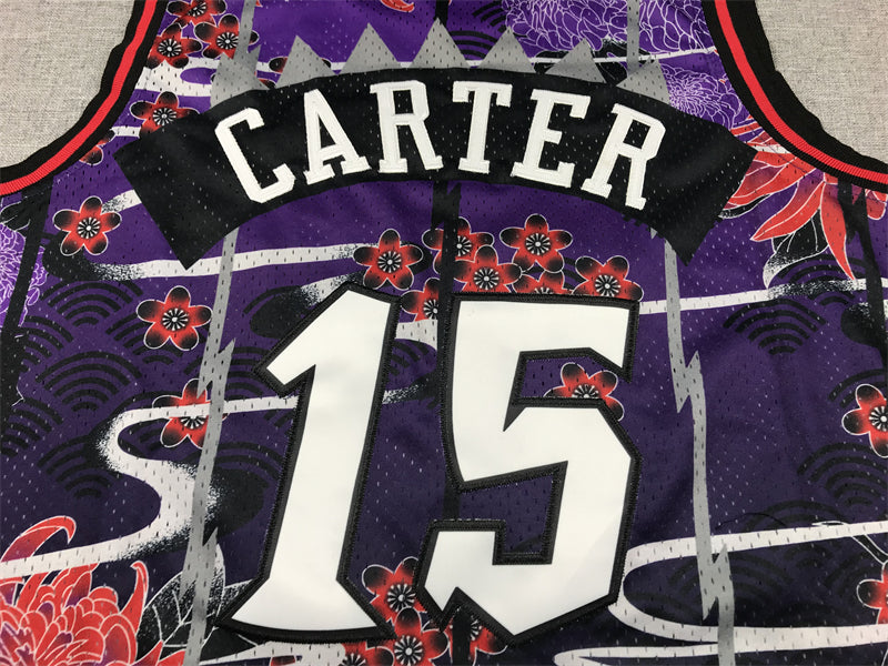 Men's Toronto Raptors Vince Carter #15 Year of Rabbit Edition Hardwood Classics Swingman Jersey