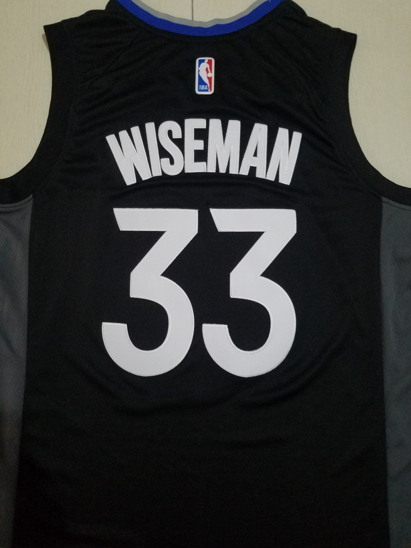 Men's Golden State Warriors James Wiseman #33 Black Swingman Jersey