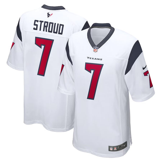 Men's Houston Texans C.J. Stroud #7 White Game Jersey