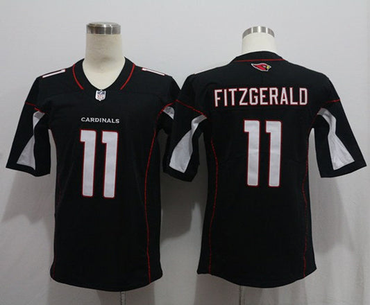 Men's Arizona Cardinals Larry Fitzgerald #11 Black Game Jersey