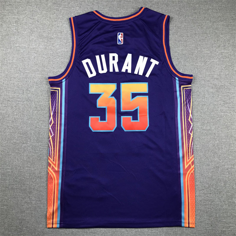 Men's Phoenix Suns Kevin Durant #35 Purple 2023/24 Swingman Jersey - City Edition