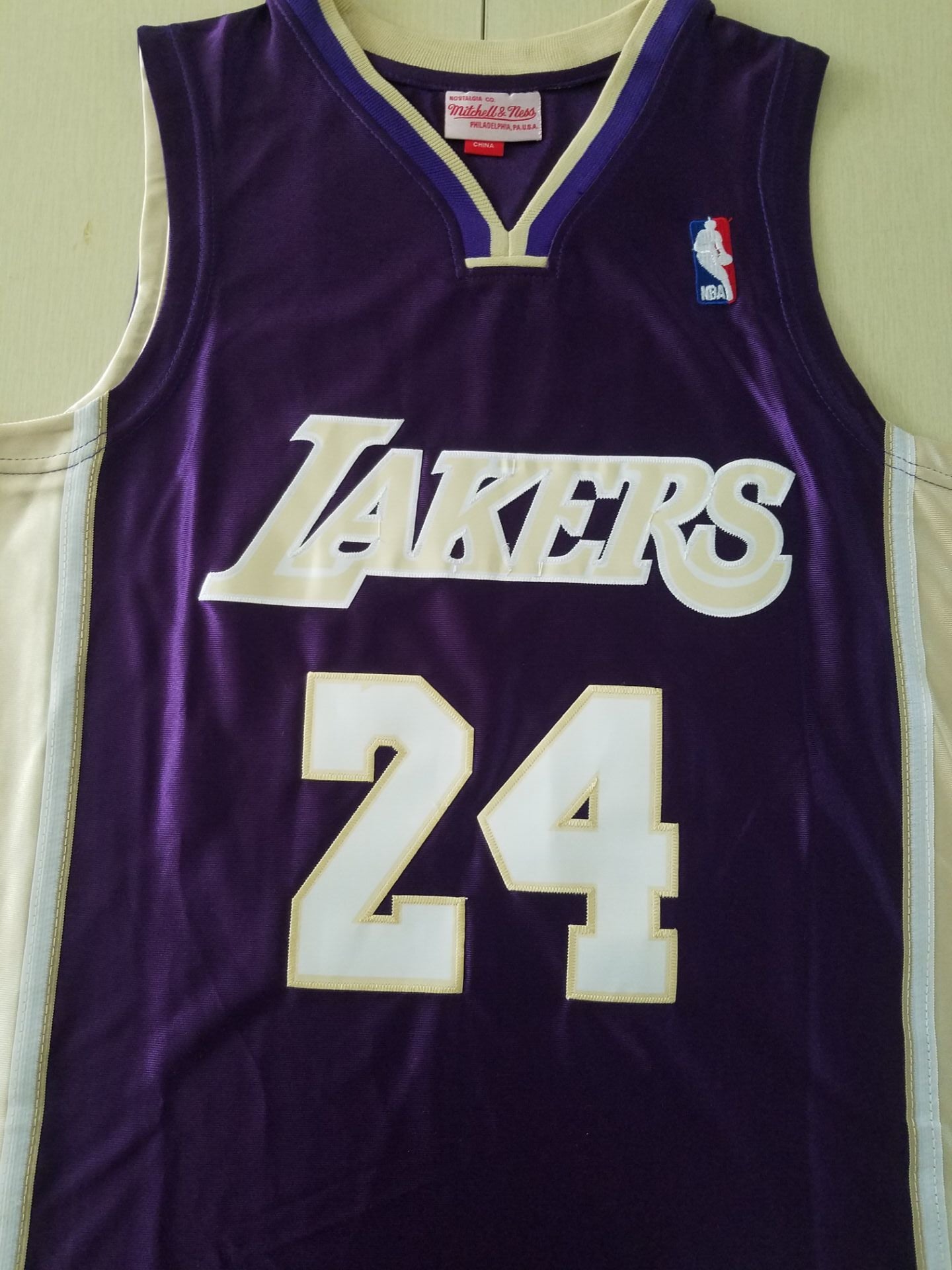 Men's Los Angeles Lakers Kobe Bryant Hall of Fame Purple Hardwood Classics Jersey