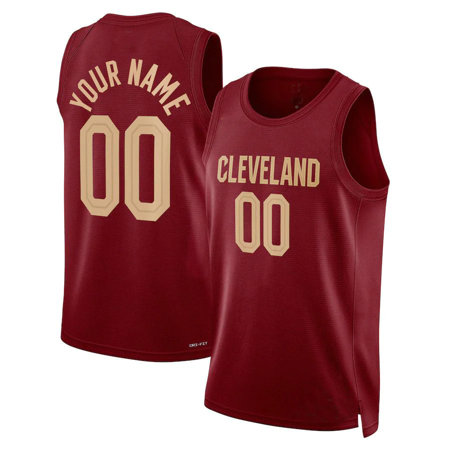 Men's Cleveland Cavaliers Maroon 2022/23 Swingman Custom Jersey - Icon Edition