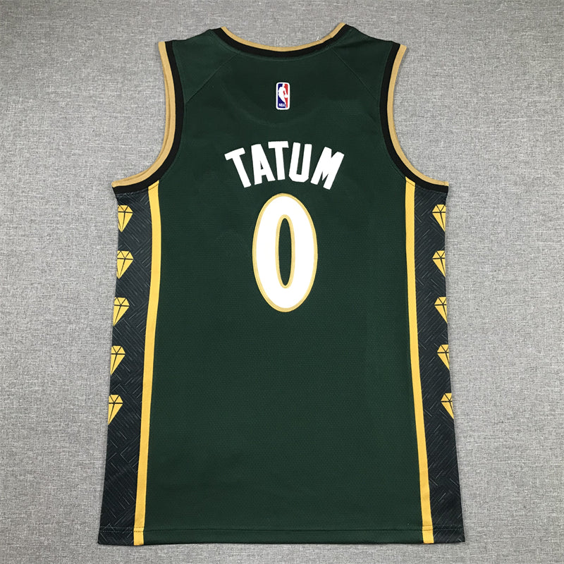 Men's Boston Celtics Jayson Tatum Nike Kelly Green 2022/23 Swingman Jersey - City Edition